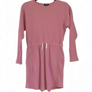 Kidpik Thermal Knit Drop-Waist Dress – Size L (12)